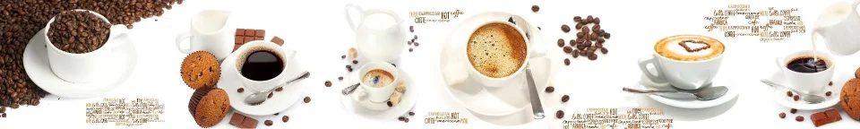 Model sticlă printată, Cafea
