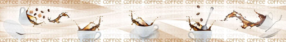Model sticlă printată, Cafea