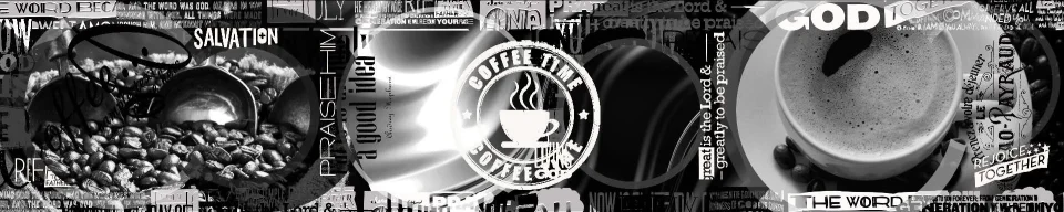 Model sticlă printată, Cafea