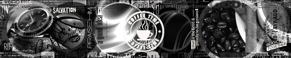 Model sticlă printată, Cafea