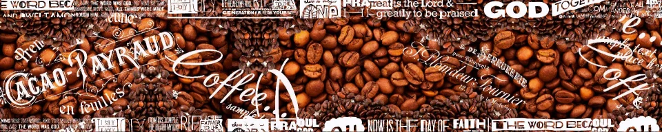 Model sticlă printată, Cafea