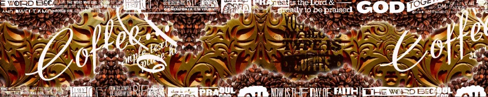 Model sticlă printată, Cafea