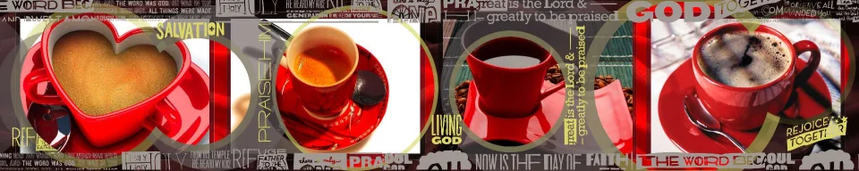 Model sticlă printată, Cafea