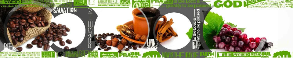 Model sticlă printată, Cafea