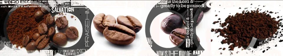 Model sticlă printată, Cafea