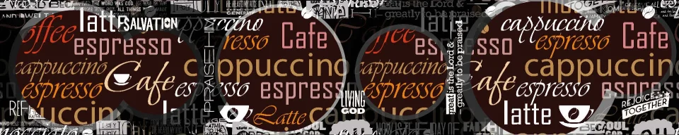 Model sticlă printată, Cafea
