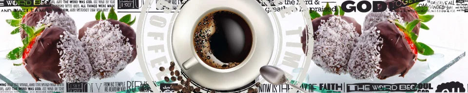 Model sticlă printată, Cafea
