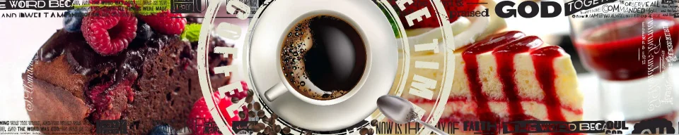 Model sticlă printată, Cafea