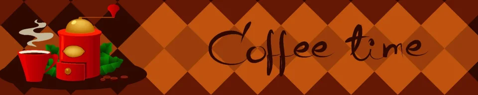 Model sticlă printată, Cafea