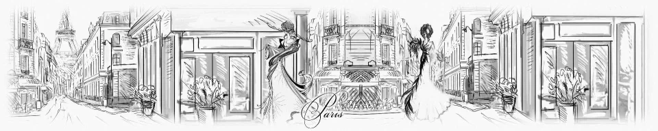 Model sticlă printată, Paris