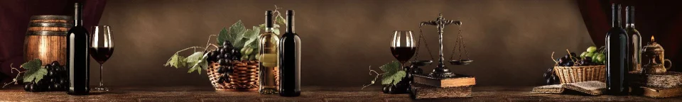 Model sticlă printată, Vin
