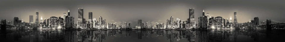 Model sticlă printată, New York