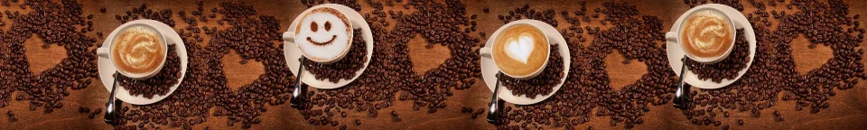 Model sticlă printată, Cafea