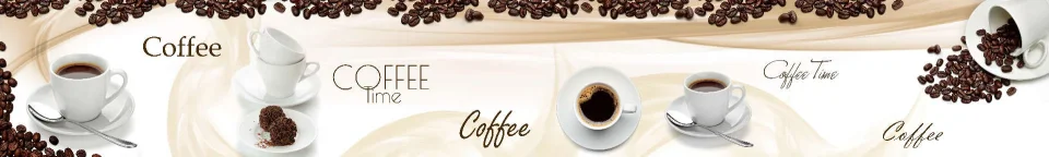 Model sticlă printată, Cafea