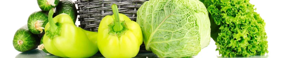 Model sticlă printată, Legume