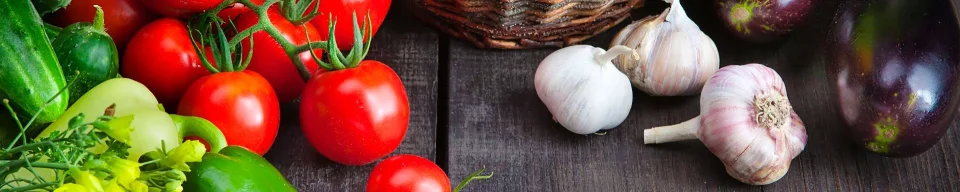 Model sticlă printată, Legume