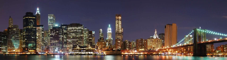 Model sticlă printată, New York