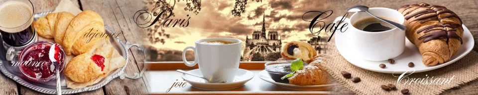 Model sticlă printată, Cafea
