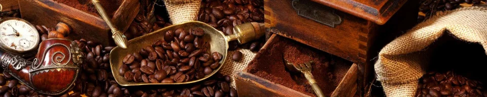 Model sticlă printată, Cafea