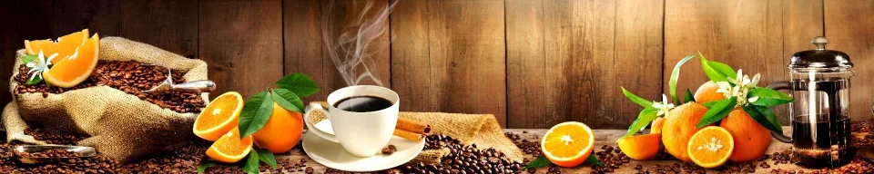 Model sticlă printată, Cafea