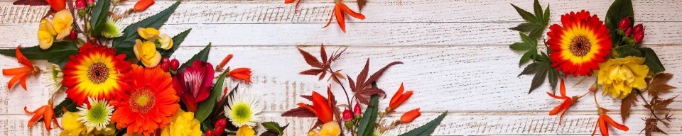 Model sticlă printată, Flori diverse