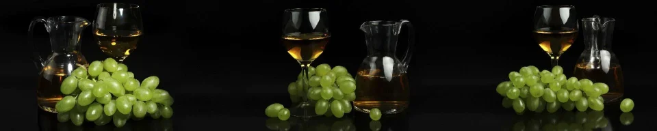 Model sticlă printată, Vin