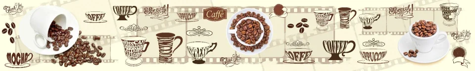 Model sticlă printată, Cafea
