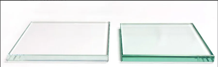 Comparație sticlă extra-clară (Optiwhite) vs sticlă clară standard