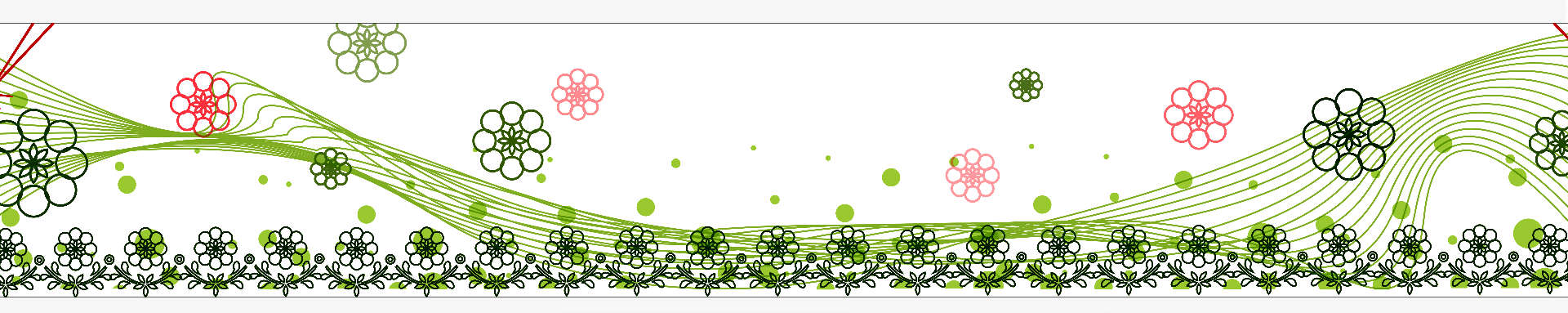 abstract#linii-valuri#modele-plante